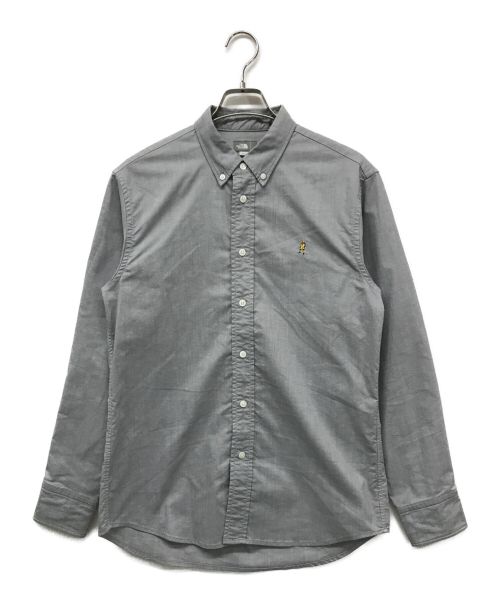 THE NORTH FACE（ザ ノース フェイス）THE NORTH FACE (ザ ノース フェイス) L/S Him Ridge Shirt ロングスリーブヒムリッジシャツ/NR11955/ボタンダウンシャツ/BDシャツ グレー サイズ:Mの古着・服飾アイテム