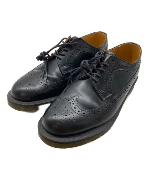 Dr.Martens（ドクターマーチン）Dr.Martens (ドクターマーチン) ロングウィングチップシューズ/3989 SMOOTH ブラック サイズ:UK7の古着・服飾アイテム