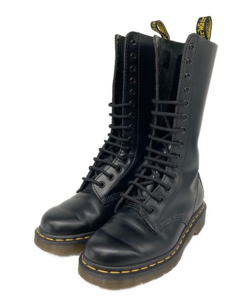 Dr.Martens（ドクターマーチン）Dr.Martens (ドクターマーチン) 1914 14 ホール ブーツ レースアップブーツ ブラック サイズ:EU36の古着・服飾アイテム