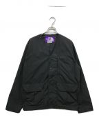 THE NORTHFACE PURPLELABEL×nanamicaザ・ノースフェイス パープルレーベル×ナナミカ）の古着「Midweight 65/35 Hopper Field Cardigan NP2102N」｜ブラック