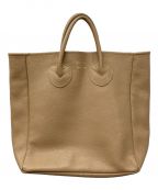 YOUNG & OLSEN The DRYGOODS STOREヤングアンドオルセン ザ ドライグッズストア）の古着「EMBOSSED LEATHER TOTE」｜ベージュ