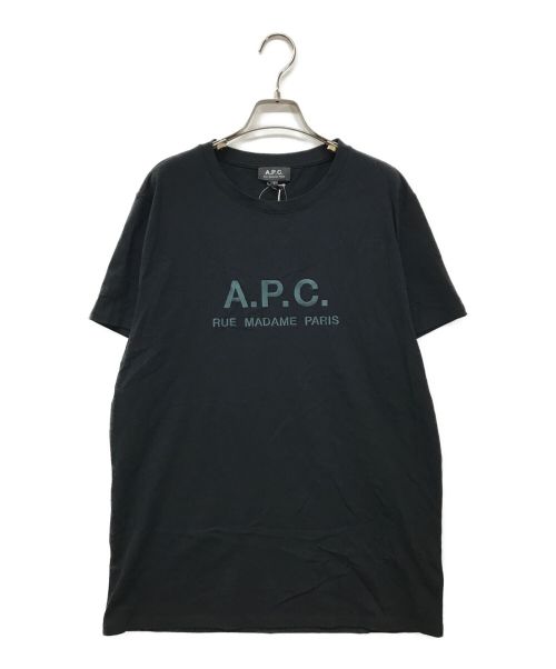 A.P.C.（アーペーセー）A.P.C. FREAK'S STORE 別注RUE MADAME TEE A.P.C. アーペーセー FREAK'S STORE フリークスストア LogoTシャツ 未使用品 タグ付き 刺繍 日本製 4114323 サイズ:L 未使用品の古着・服飾アイテム