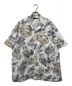 THE NORTH FACE（ザ ノース フェイス）の古着「S/S Walls Shirt THE NORTH FACE ザ ノース フェイス 総柄 プリント 開襟シャツ オープンカラーシャツ ゴールドウィン NR22204」｜ホワイト