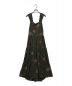 HER LIP TO（ハーリップトゥ）の古着「polka dots open back dress ドレスポルカドットオープンバックドレス HER LIP TO ハーリップトゥ ドット柄 裏地付き ティアード ギャザー HLT2009052」｜オリーブ