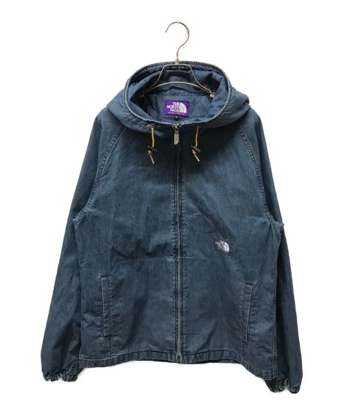 THE NORTHFACE PURPLELABEL（ザ・ノースフェイス パープルレーベル）THE NORTHFACE PURPLELABEL (ザ・ノースフェイス パープルレーベル) シャンブレーマウンテンウインドパーカー インディゴ サイズ:Mの古着・服飾アイテム