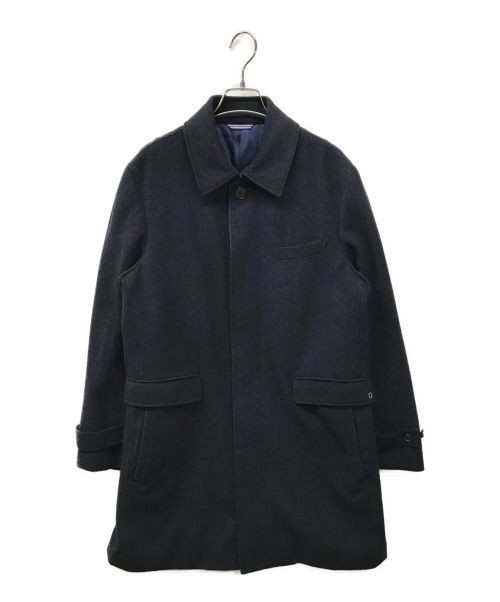 LANVIN en Bleu（ランバンオンブルー）LANVIN en Bleu (ランバンオンブルー) ウールカシミヤコート ネイビー サイズ:50の古着・服飾アイテム