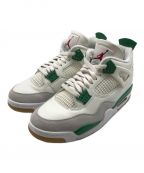 NIKEナイキ）の古着「AIR JORDAN 4 RETRO SP/ DR5415-103」｜ホワイト×グリーン