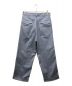 The Blurred CLOTHING (ブラードクロージング) HERRINGBONE TROUSERS/ヘリンボーントラウザー/ワイドパンツ スカイブルー サイズ:W32：4800円