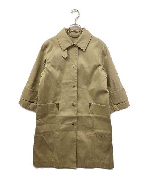 MACKINTOSH（マッキントッシュ）MACKINTOSH (マッキントッシュ) KELLIE WORKWEAR SHORT COAT FAWN/シングルステンカラーコート/LM-1104B ベージュ サイズ:6の古着・服飾アイテム