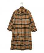 Burberry'sバーバリーズ）の古着「ノバチェック リバーシブルコート」｜ベージュ