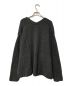 Phlannel (フランネル) WOOL SILK NEP WRAP CARDIGAN/BBZ1012505A0003 グレー：8000円