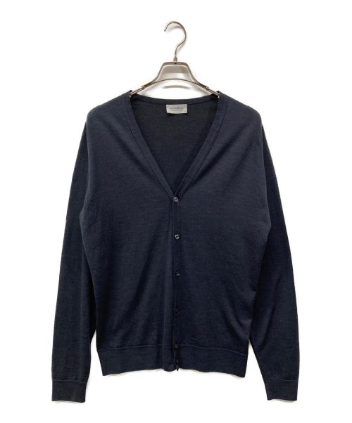 JOHN SMEDLEY（ジョンスメドレー）JOHN SMEDLEY (ジョンスメドレー) ウールカーディガン ネイビー サイズ:XLの古着・服飾アイテム