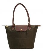 LONGCHAMPロンシャン）の古着「ル プリアージュ トートバッグ/2605089015/LONGCHAMP/ロンシャン」｜オリーブ