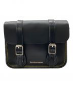 Dr.Martensドクターマーチン）の古着「ショルダーバッグ 7インチ サッチェルバッグ BAGS KIEV 7 INCH LEATHER SATCHEL AB098001」｜ブラック