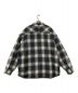 PENDLETON (ペンドルトン) NEIGHBORHOOD (ネイバーフッド) 22AW CHECK BOA SH LS . WO 2221508N-SHM01 チェック柄ボアシャツジャケット オンブレチェック グレー サイズ:XL：27800円