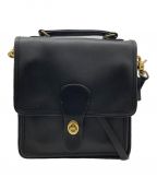 COACHコーチ）の古着「OLD COACH オールドコーチ 2WAYバッグ STATION BAG 5130 ステーションバッグ USA製」｜ブラック