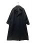 YLEVE（イレーヴ）の古着「SUPER 100’S MELTON BELTED COAT/168-1210054」｜ブラック