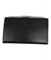 Y's (ワイズ) SEMI GLOSS LEATHER A CLASP LONG WALLET　YX-A02-711-1-02 がま口 ブラック：17000円