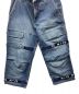 中古・古着 MARITHE FRANCOIS GIRBAUD (マリテフランソワジルボー) シャトルデニムパンツ Shuttle Denim Pants  バギーデニム ジルボー インディゴ サイズ:36：7800円