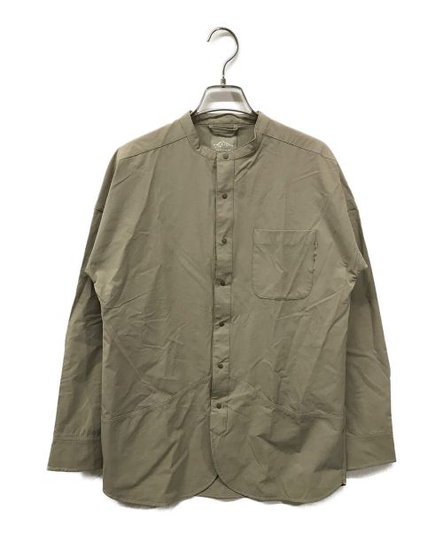 atelier Bluebottle（アトリエ ブルーボトル）atelier Bluebottle (アトリエ ブルーボトル) Hiker’s SHIRTS/ハイカーズシャツ/AS1849 ベージュ サイズ:SIZE XSの古着・服飾アイテム