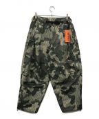 TIGHTBOOTH PRODUCTIONタイトブースプロダクション）の古着「RAIN CAMO 3 LAYER BALLOON PANTS」｜カーキ