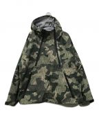 TIGHTBOOTH PRODUCTIONタイトブースプロダクション）の古着「RAIN CAMO 3 LAYER MOUNTAIN PARKA レイン カモ スリーレイヤー マウンテンパーカ－ FW23-JK07 マウンテンパーカー カモフラージュ」｜カーキ