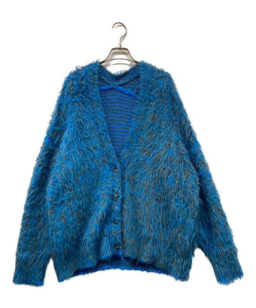 MAISON SPECIAL（メゾンスペシャル）MAISON SPECIAL (メゾンスペシャル) Melange Fur Knit Cardigan ブルー サイズ:SIZE FREEの古着・服飾アイテム