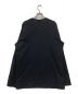 Yohji Yamamoto pour homme (ヨウジヤマモト プールオム) HANGING CORD HENLEY LONG SLEEVE T-SHIRT/HE-T09-072 ブラック サイズ:SIZE 3：14800円