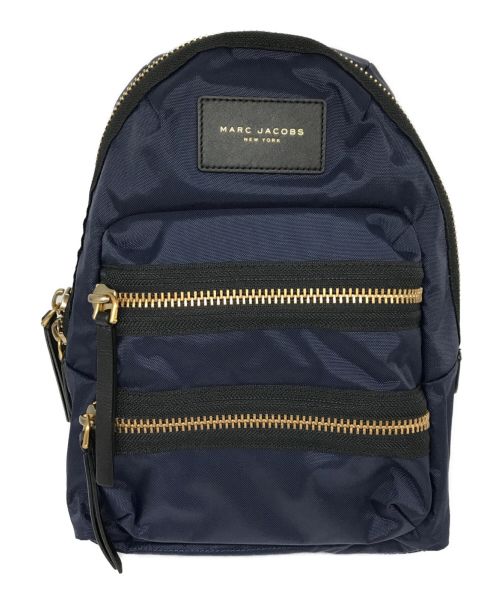 MARC JACOBS（マークジェイコブス）MARC JACOBS (マーク ジェイコブス) Mini Biker Nylon Backpack/ナイロンリュック/M0008298 ネイビーの古着・服飾アイテム