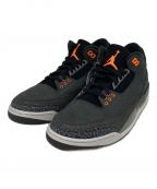 NIKEナイキ）の古着「ミッドカットスニーカー NIKE ナイキ AIR JORDAN 3 RETRO Fear AJ3 エアジョーダン3レトロ CT8532-080」｜グレー