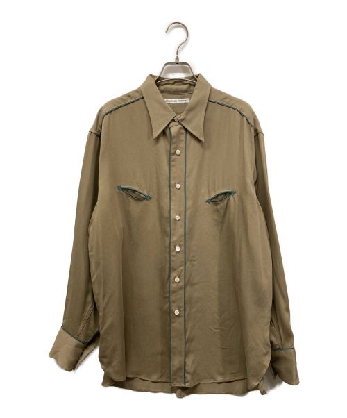 STANDARD JOURNAL（スタンダード ジャーナル）STANDARD JOURNAL Western SHIRTS　STANDARD JOURNAL　スタンダード ジャーナル　ウェスタンシャツ　ビンテージライク　23050600400010　 ベージュ サイズ:Mの古着・服飾アイテム