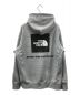 THE NORTH FACE Back Square Logo Hoodie バックスクエアロゴフーディ 杢グレー はめ込みガゼットTHE NORTH FACE ザ ノースフェイス NT12034 グレー サイズ:L：4800円