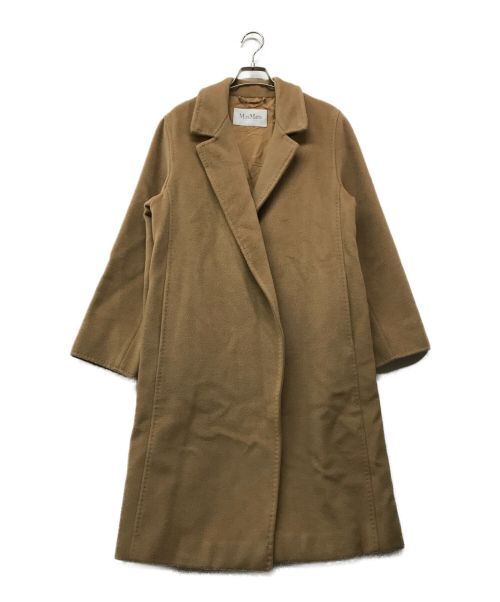 MaxMara（マックスマーラ）MaxMara (マックスマーラ) ウールカシミヤコート チェスターコート MaxMara マックスマーラ Made in Italy イタリア製 10166073 ベージュ サイズ:34の古着・服飾アイテム