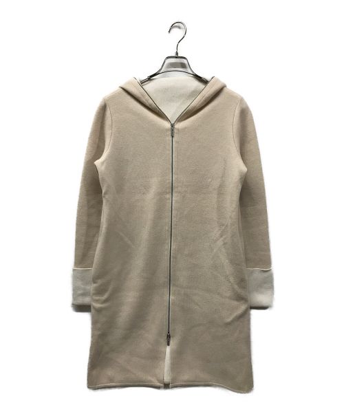 FOXEY（フォクシー）FOXEY (フォクシー) Knit Coat Slender/39103-KACFN408TM/カシミヤニットコート ベージュ サイズ:SIZE 40の古着・服飾アイテム