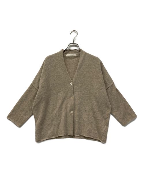 evam eva（エヴァムエヴァ）evam eva (エヴァムエヴァ) カシミヤカーディガン ベージュ サイズ:SIZE 1の古着・服飾アイテム