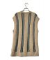 6(ROKU) BEAUTY&YOUTH PILE STRIPE VEST パイルストライプベスト 6(ROKU) BEAUTY&YOUTH ロク ビューティーアンドユース 日本製 8618-299-0096 ベージュ サイズ:FREE：6000円