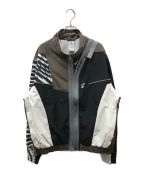 NIKE×ACRONYMナイキ×アクロニウム）の古着「NRG CS WOVEN JACKET NIKE ナイキ ACRONYM アクロニウム 21AW 21年秋冬 コラボ CZ4669-100」｜ブラウン×ホワイト