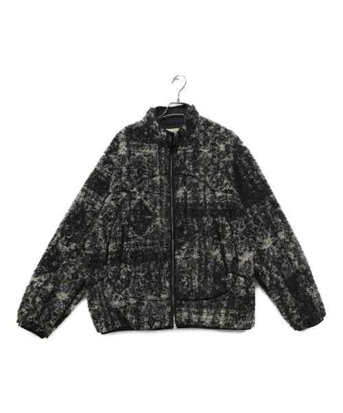 OLD JOE & Co.（オールドジョー）OLD JOE & Co. (オールドジョー) ARABESQUE PILE ZIP JACKET OLD JOE & Co. オールドジョー 222OJ-JK06 ブラック×グレー サイズ:38の古着・服飾アイテム