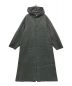 HYKE（ハイク）の古着「MELTON HOODED WORK COAT メルトンフーデットワークコート 222-17357」｜グリーン