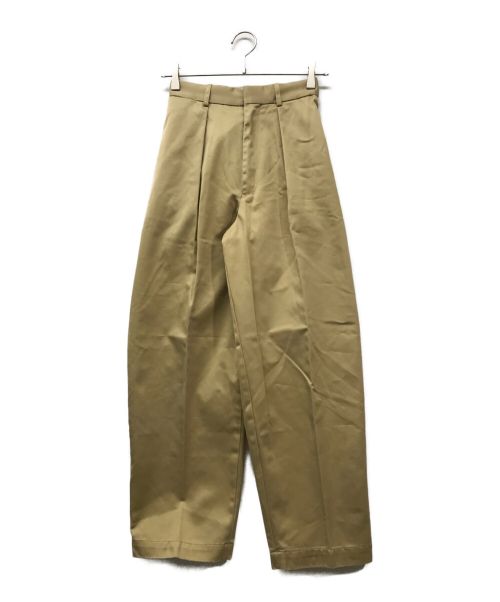 MARKAWARE（マーカウェア）MARKAWARE (マーカウェア) CLASSIC FIT TROUSERS WESTPOINT クラシックフィットトラウザーズ ウェストポイント A19D-06PT01C ベージュ サイズ:1の古着・服飾アイテム