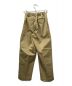 MARKAWARE (マーカウェア) CLASSIC FIT TROUSERS WESTPOINT クラシックフィットトラウザーズ ウェストポイント A19D-06PT01C ベージュ サイズ:1：8000円