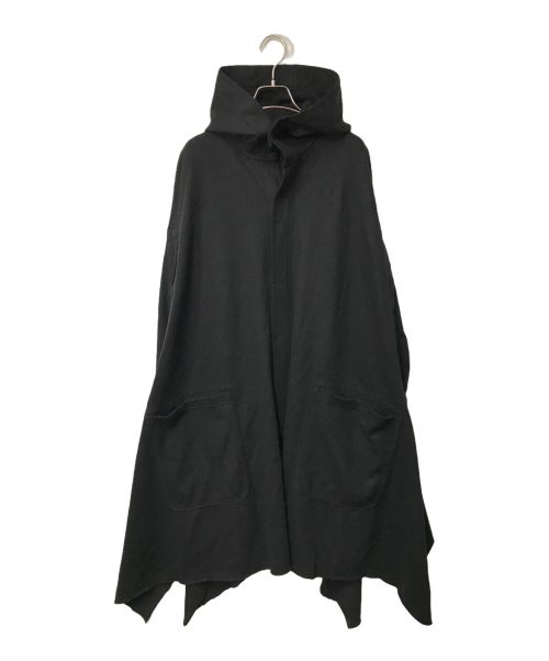 s'yte（サイト）s'yte (サイト) Compression wool Mantle hoodie コンプレッションウールマントフーディー s'yte サイト yohjiyamamoto ヨウジヤマモト 日本製 UK-Y09-122 ブラック サイズ:Mの古着・服飾アイテム