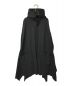 s'yte（サイト）の古着「Compression wool Mantle hoodie コンプレッションウールマントフーディー s'yte サイト yohjiyamamoto ヨウジヤマモト 日本製 UK-Y09-122」｜ブラック