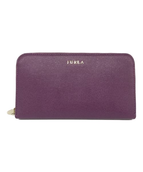 FURLA（フルラ）FURLA (フルラ) 長財布 882127 CLASSIC XL ZIP AROUND ラウンドジップ パープルの古着・服飾アイテム