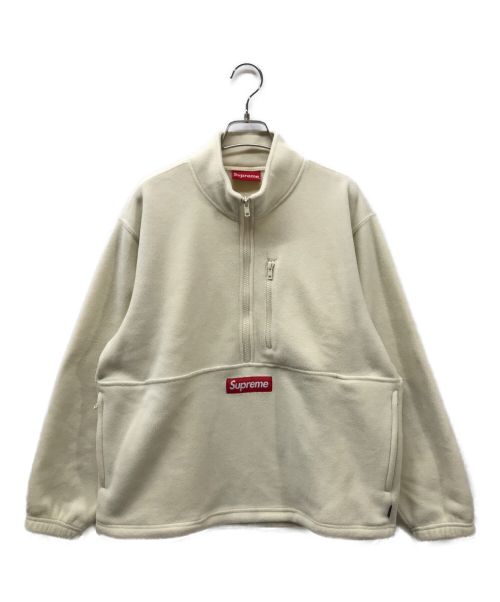 SUPREME（シュプリーム）SUPREME (シュプリーム) 20FW Polartec Half Zip Pullove ポーラテックハーフジップフリースジャケット アイボリー サイズ:Sの古着・服飾アイテム