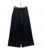 LOEWEロエベ）の古着「Black Loose fitting trousers　LOEWE　ロエベ　D2292120DI　」｜ブラック