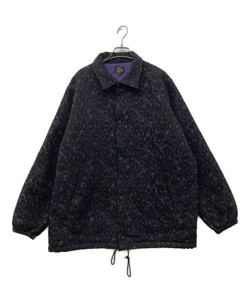 Needles（ニードルズ）Needles (ニードルズ) Coach Jacket Leopard Mail Jq レオパード コーチジャケット J0185 ブラック サイズ:Lの古着・服飾アイテム