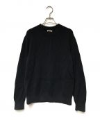 AURALEEオーラリー）の古着「WOOL CASHMERE RIB KNIT/A5AP01RK/ウール/カシミヤ/リブニット」｜ブラック