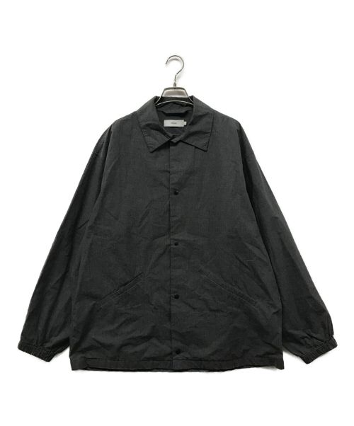 Graphpaper（グラフペーパー）Graphpaper (グラフペーパー) TYPEWRITER COACH JACKET/タイプライターコーチジャケット/	GM191-20005 グレー サイズ:1の古着・服飾アイテム