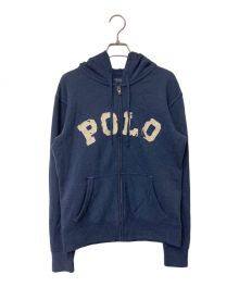 POLO RALPH LAUREN（ポロ・ラルフローレン）の古着「ジップパーカー POLO RALPH LAUREN ポロ・ラルフローレン ネイビー」｜ネイビー